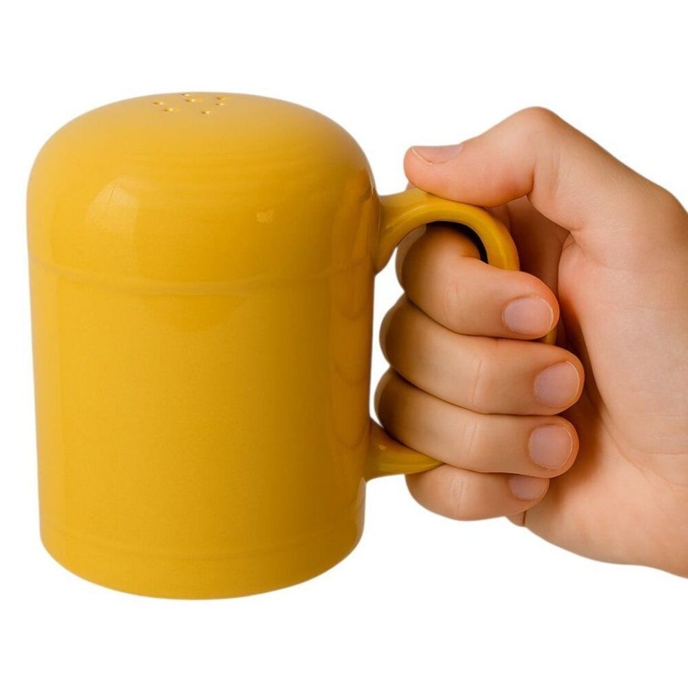 Fiestaware Fiesta Shaker Range Top Extra Large Container Daffodil Yellow CERAMIC